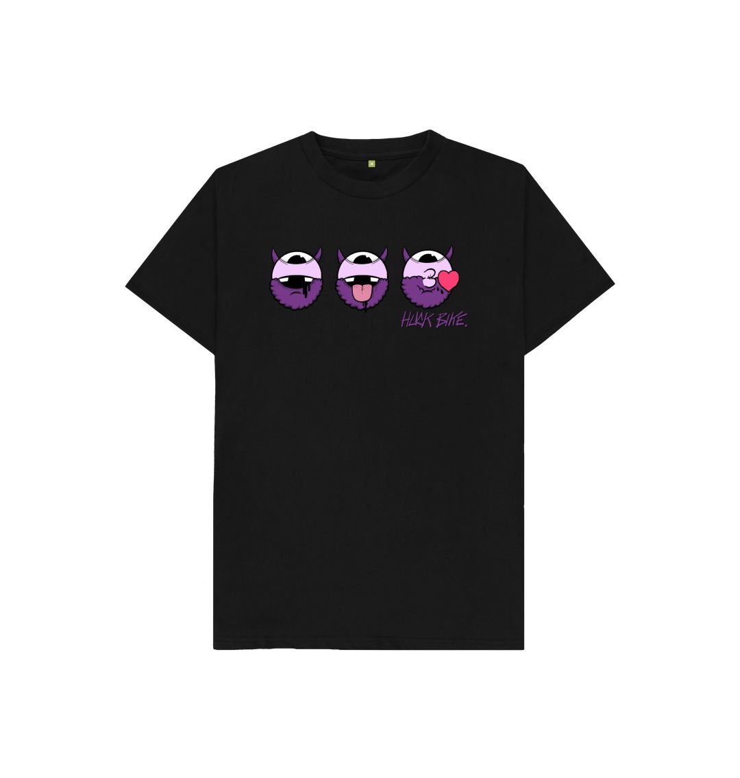 Black Huck \u2018Emoji\u2019 Kids T-shirt