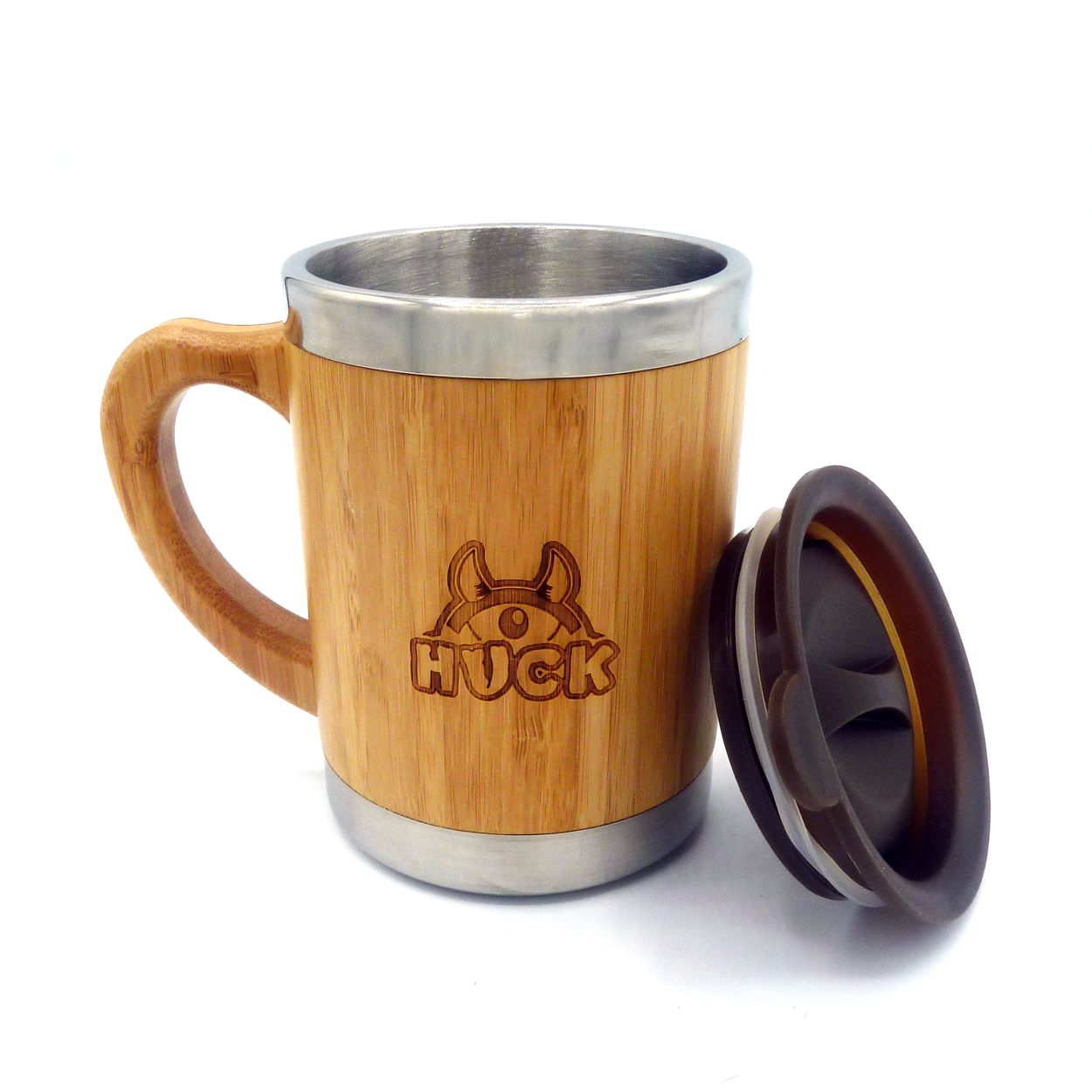 Huck Insulated Bamboo Mug 280ml