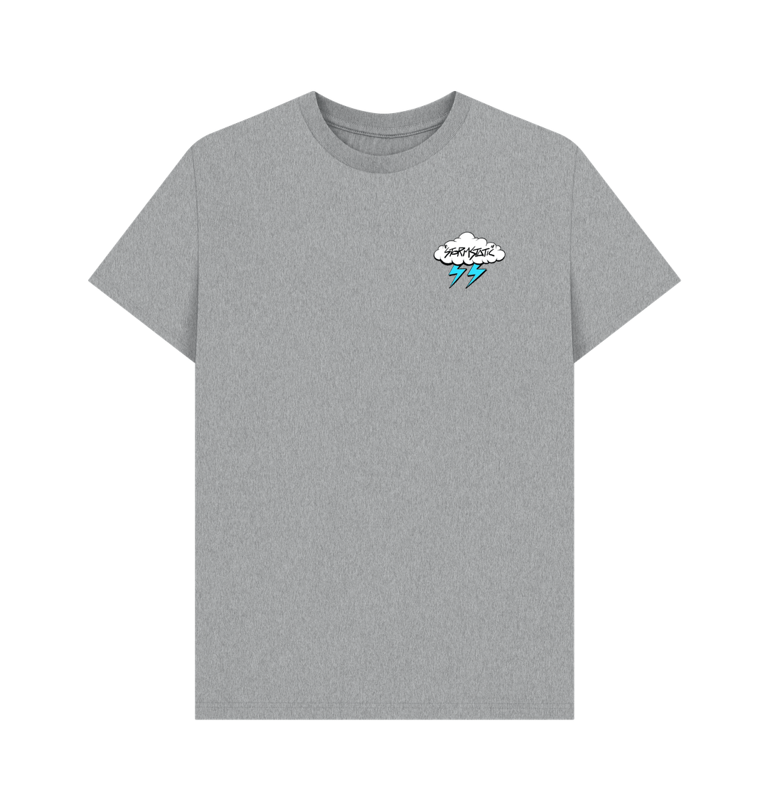 Athletic Grey Printed T-shirt