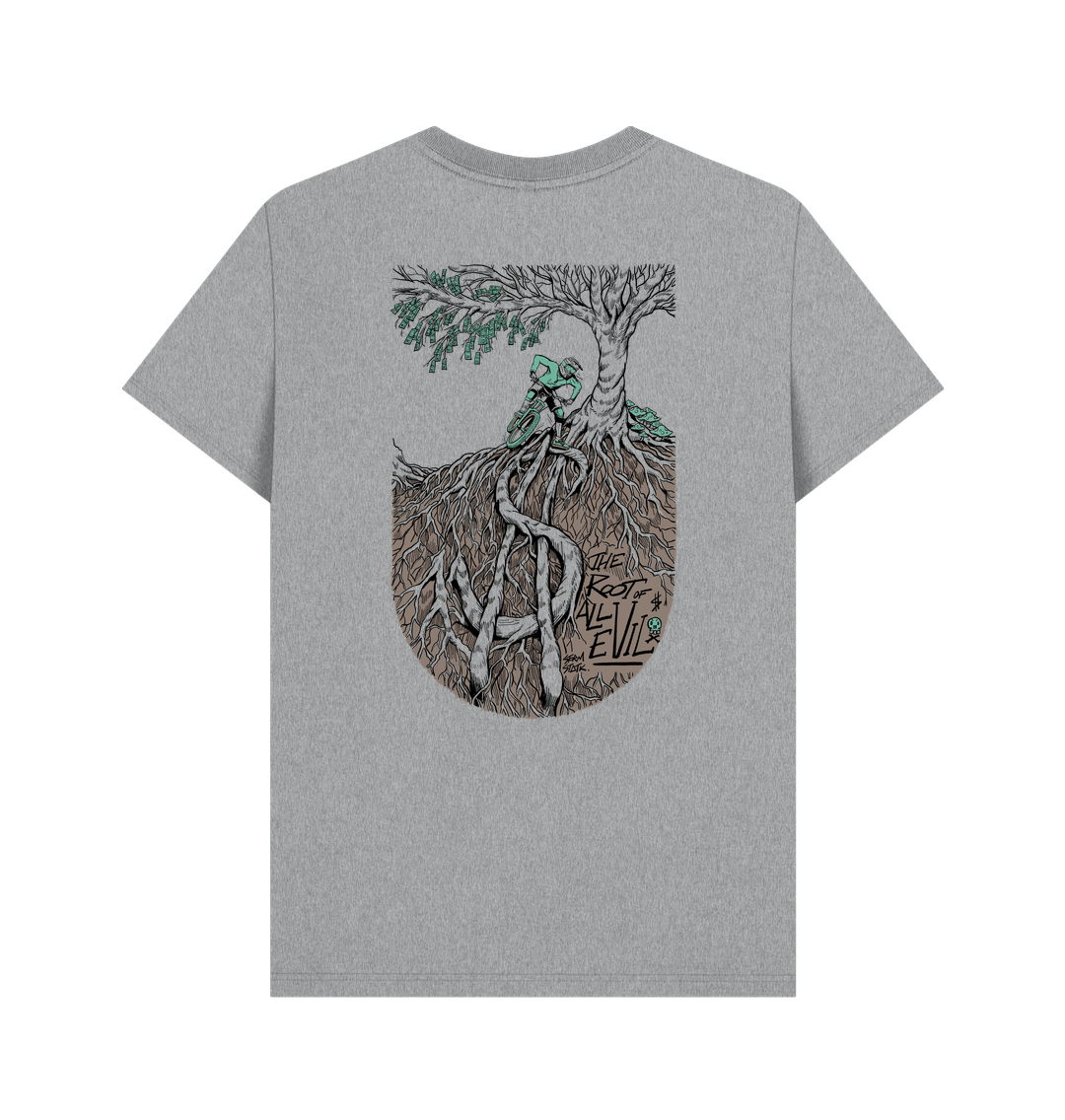 Athletic Grey Printed T-shirt