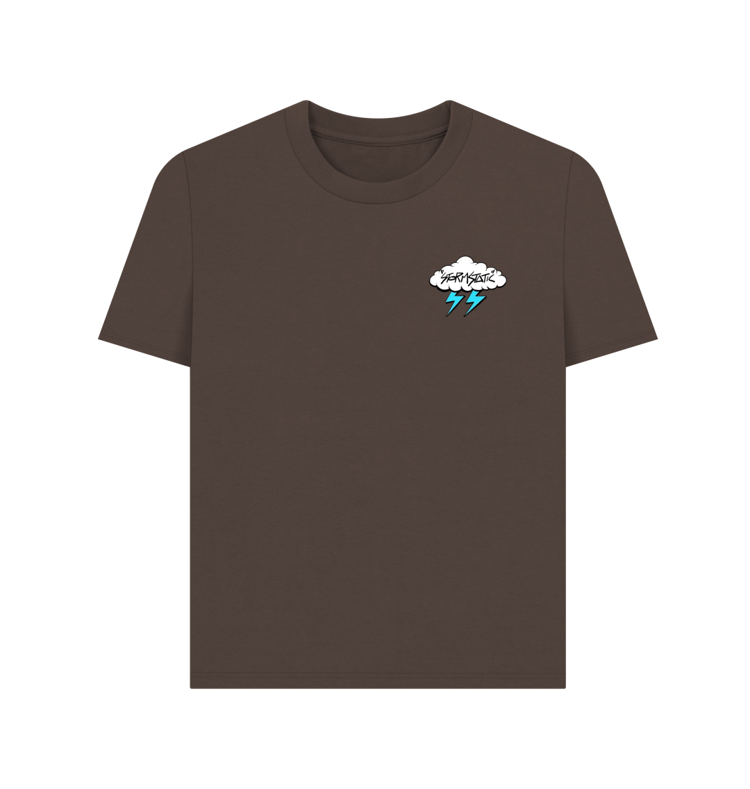 Chocolate Printed T-shirt Front