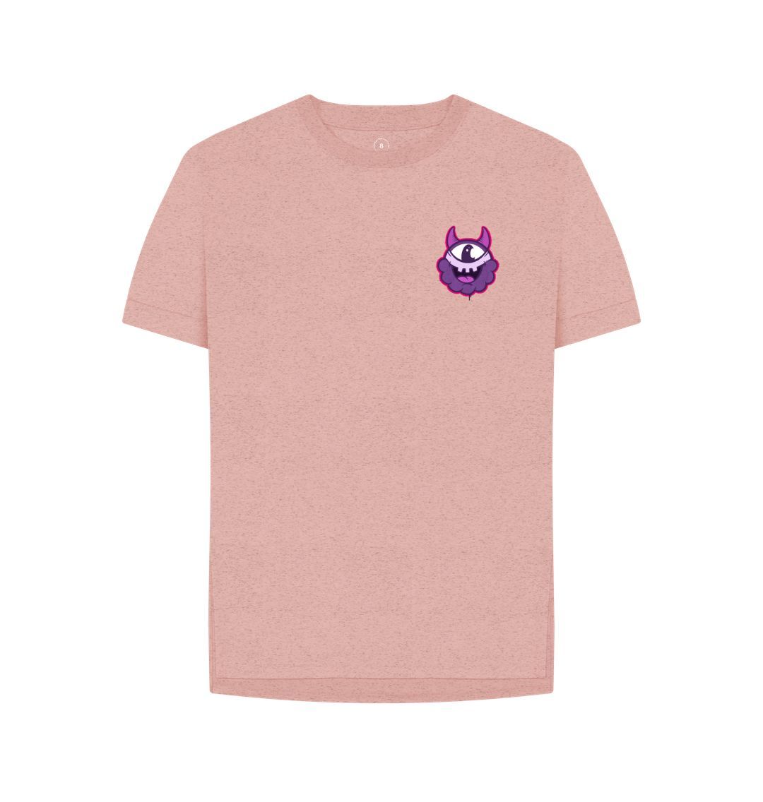 Sunset Pink Huck \u2018Strapped\u2019 Women\u2019s T-Shirt