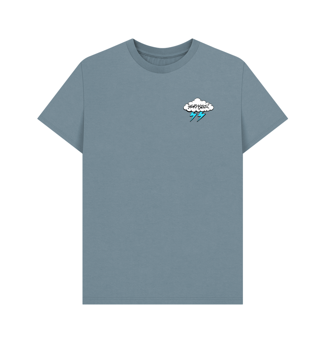 Stone Blue Printed T-shirt
