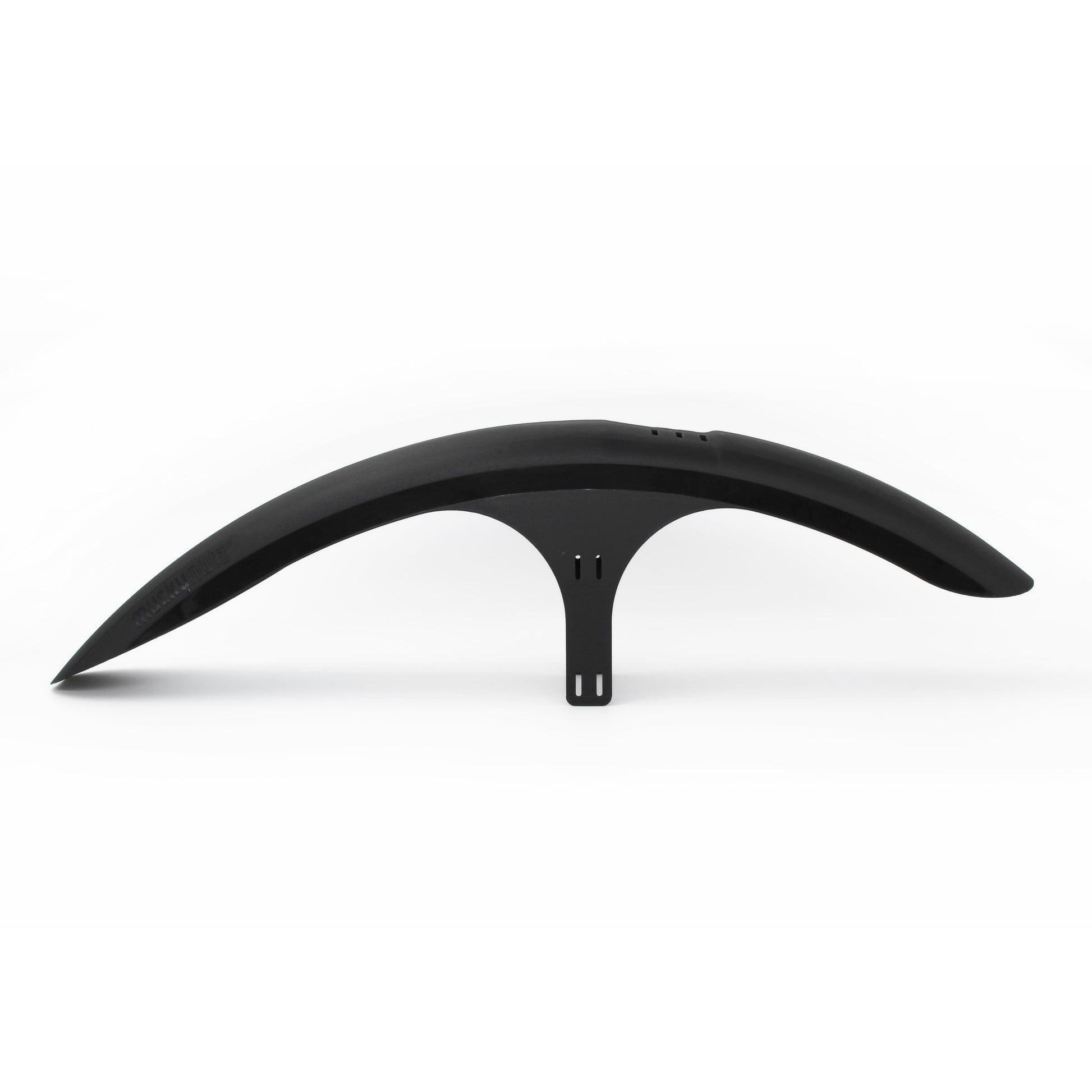 Mucky Nuts long front MugGuard mudguard, side view, recycled plastic, cycling gifts, mtb gift ideas