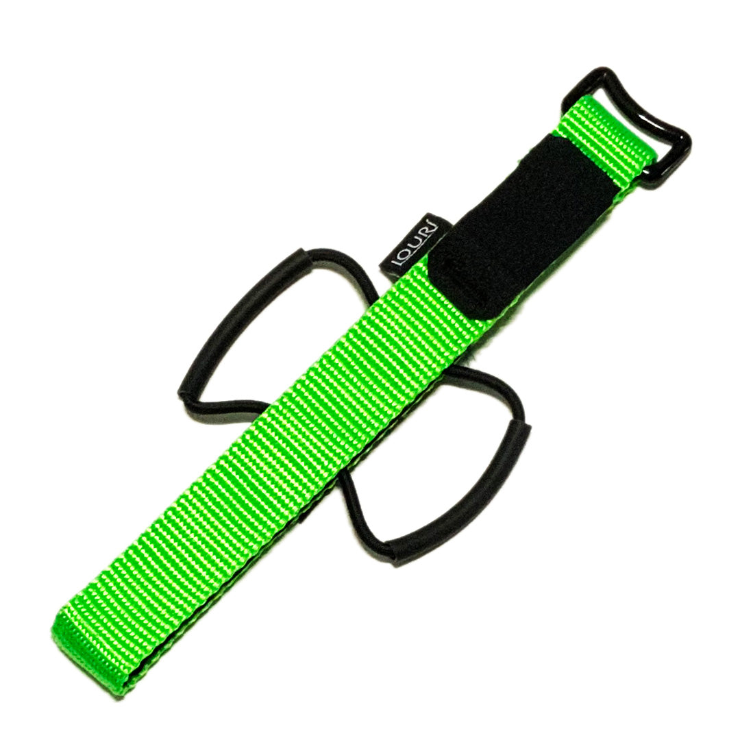 Huck XC Strap, Bike storage strap, Neon green. gift idea for mountain bikers, perfect gifts for cyclists