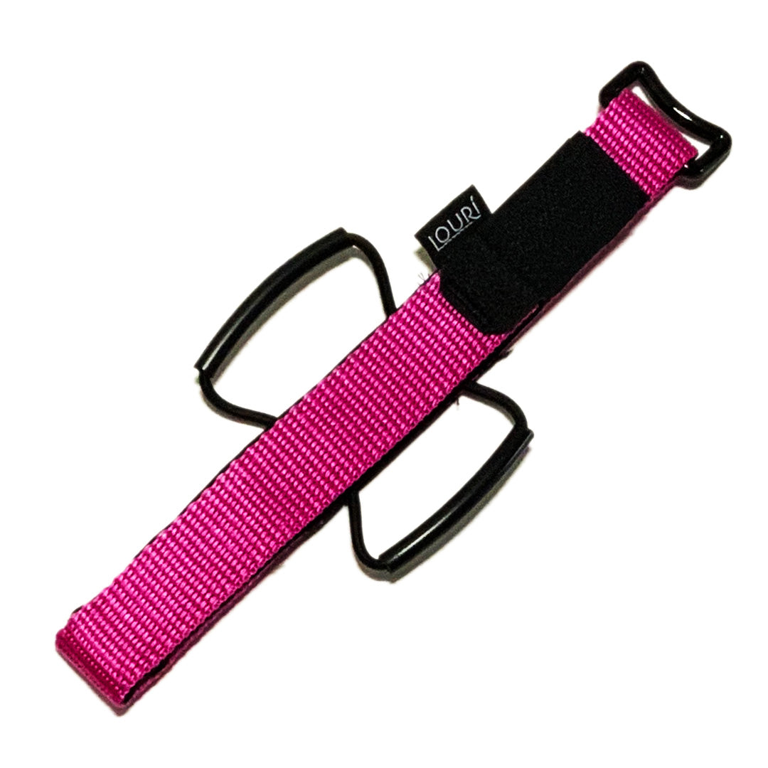 Huck XC Strap, Bike storage strap, pink colour. gift idea for mountain bikers, perfect gifts for cyclists