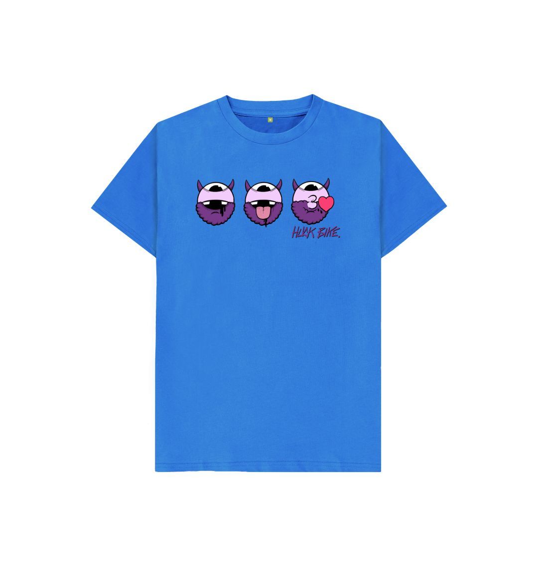 Bright Blue Huck \u2018Emoji\u2019 Kids T-shirt