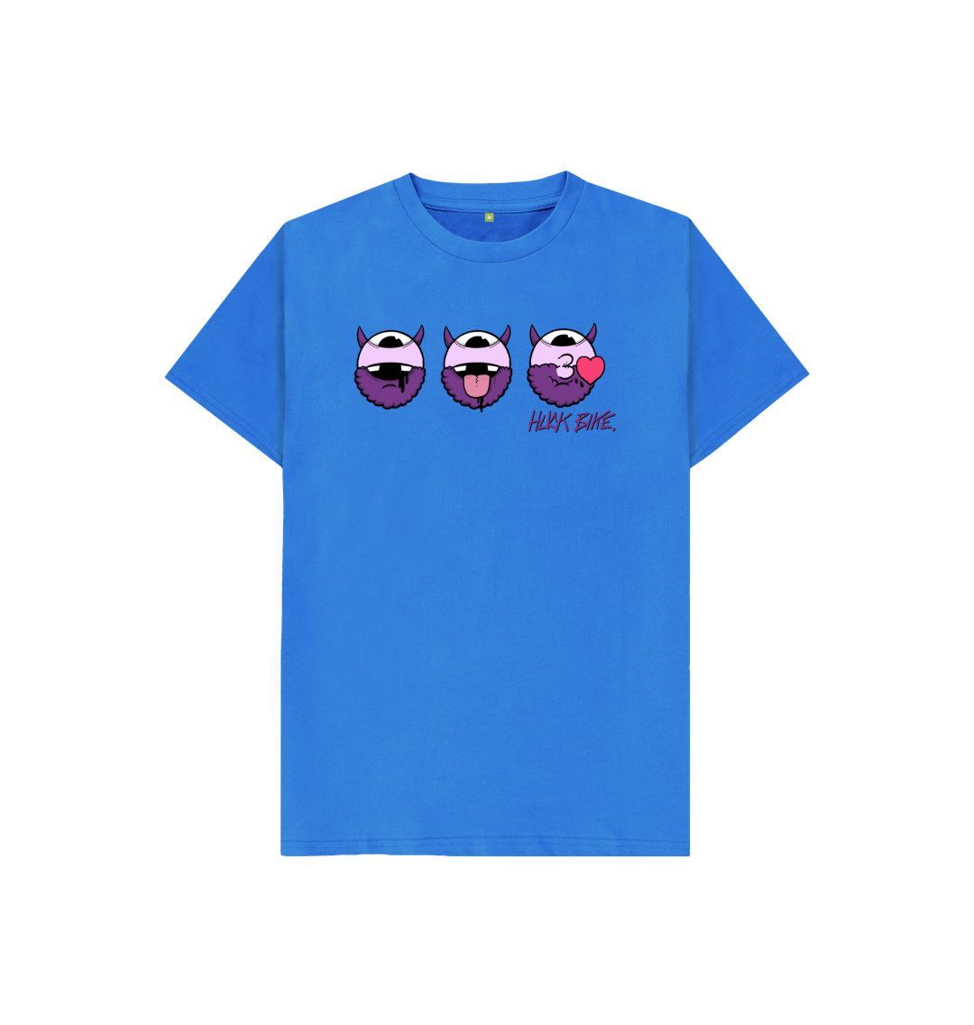 Bright Blue Huck \u2018Emoji\u2019 Kids T-shirt